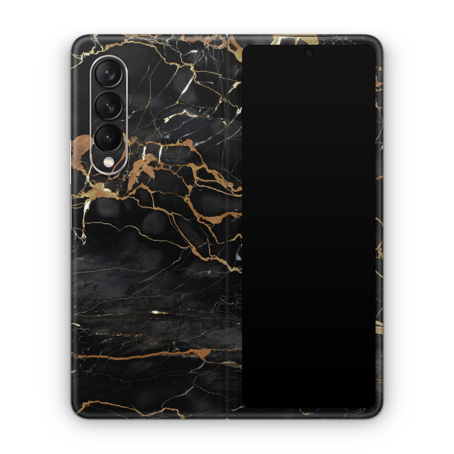 Z Fold - Marble Black &amp; Gold