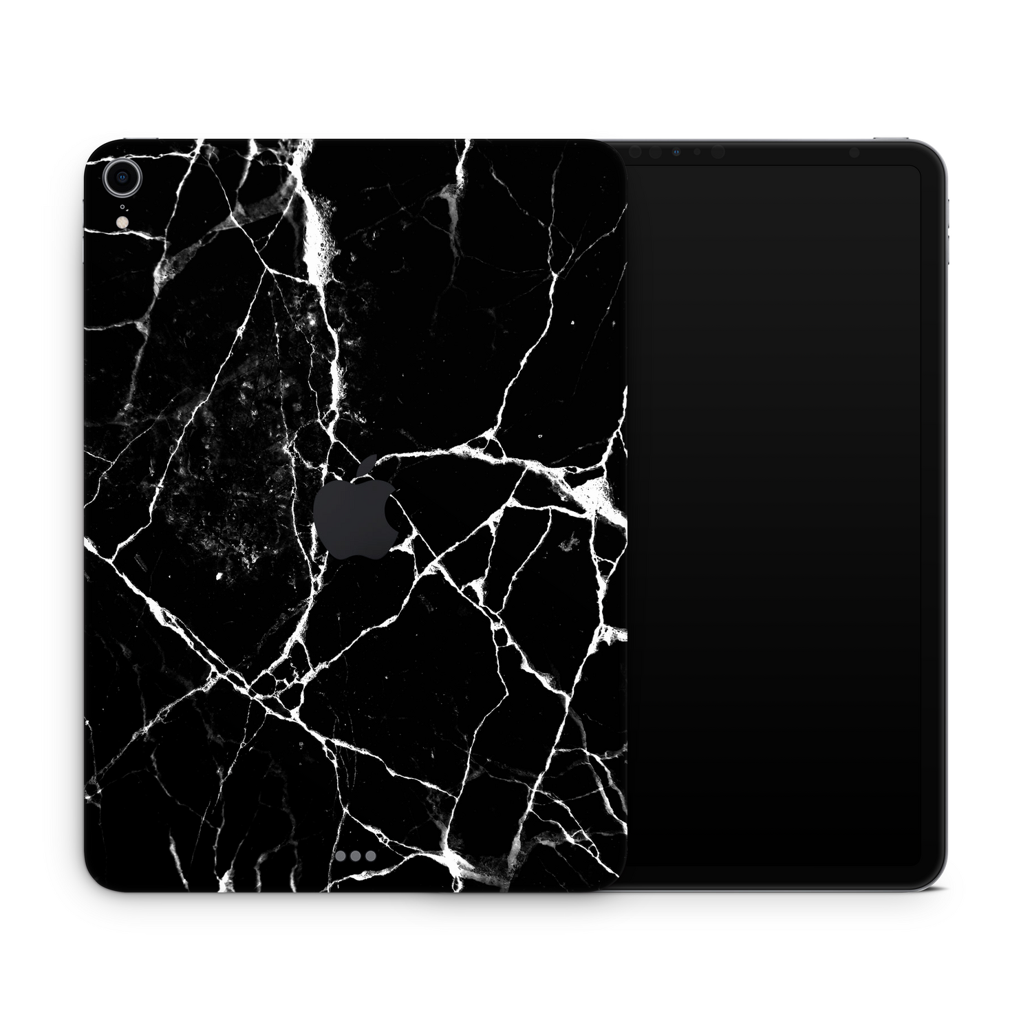 iPad - Marble Black Skin