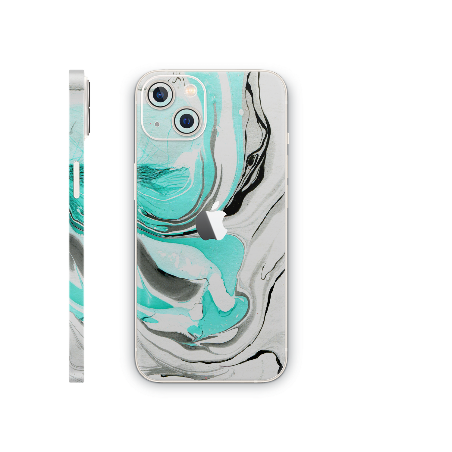 iPhone - Swirl Turquoise Skin