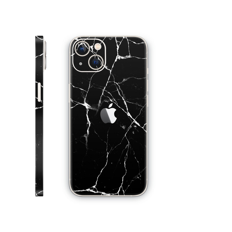 iPhone - Marble Black Skin