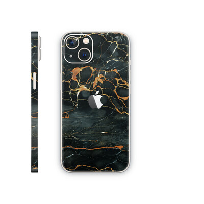iPhone - Marble Black &amp; Gold