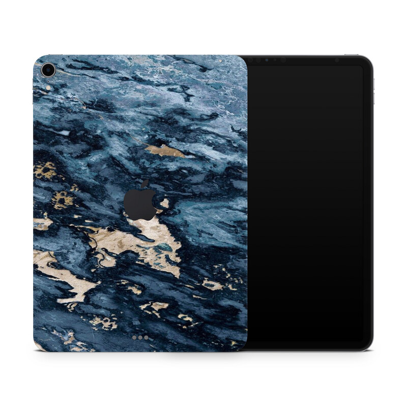 iPad - Marble Royal Blue Skin