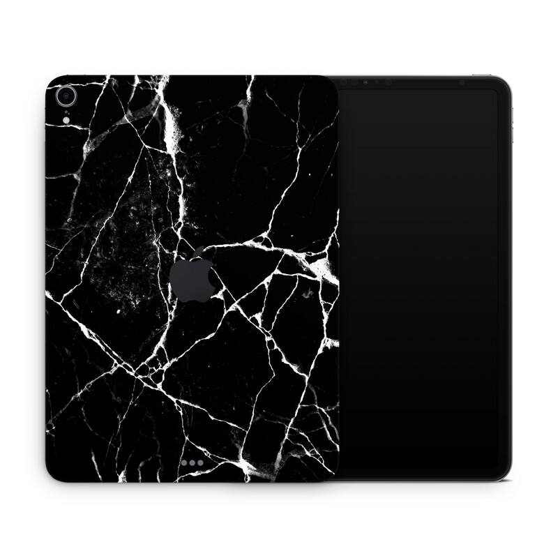 iPad - Marble Black Skin