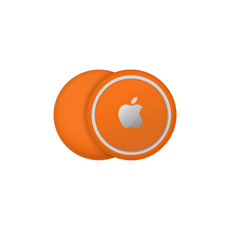 AirTag - Matte Orange Skin