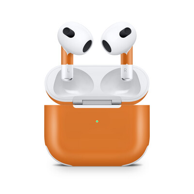 AirPod - Matte Orange Skin