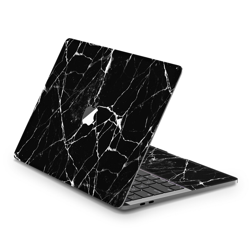 MacBook - Marble Black Skin