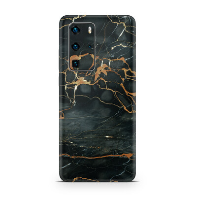 Huawei - Marble Black &amp; Gold Skin