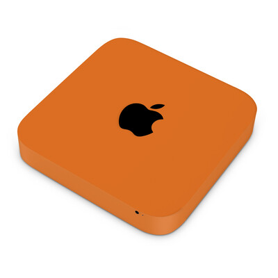 Mac Mini - Matte Orange Skin