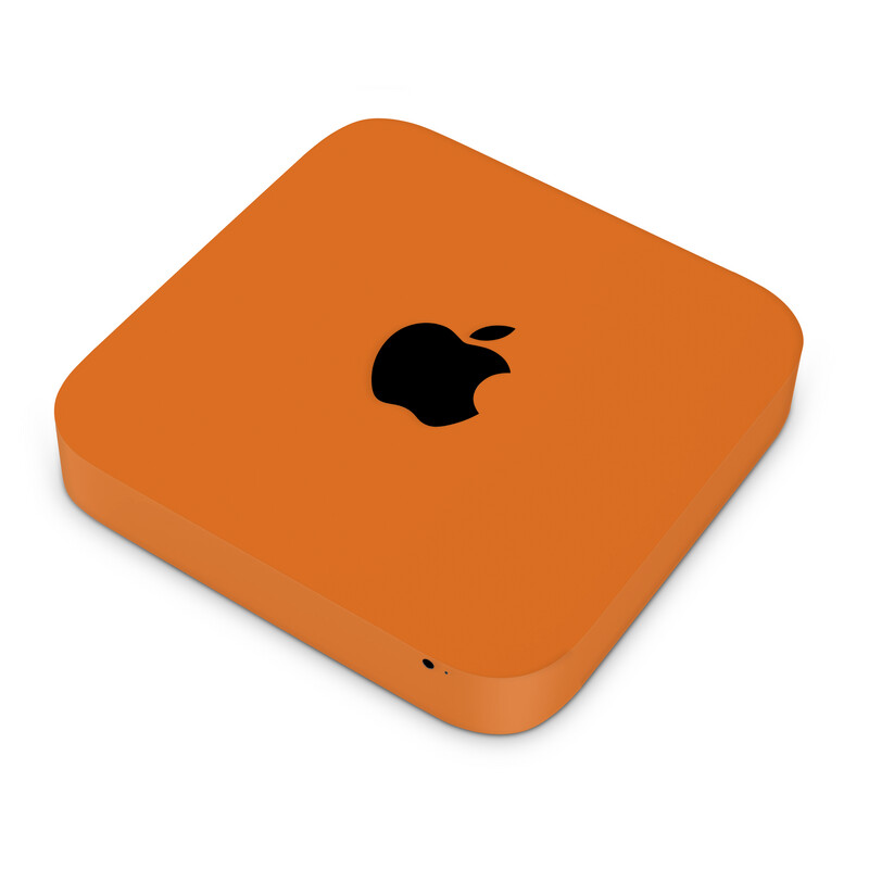 Mac Mini - Matte Orange Skin