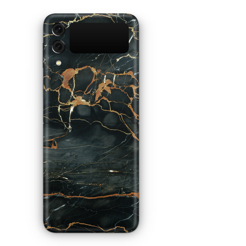 Z Flip - Marble Black &amp; Gold