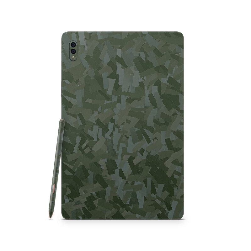 Galaxy Tab - Forged Geometric Green 