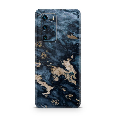 Huawei - Marble Royal Blue Skin