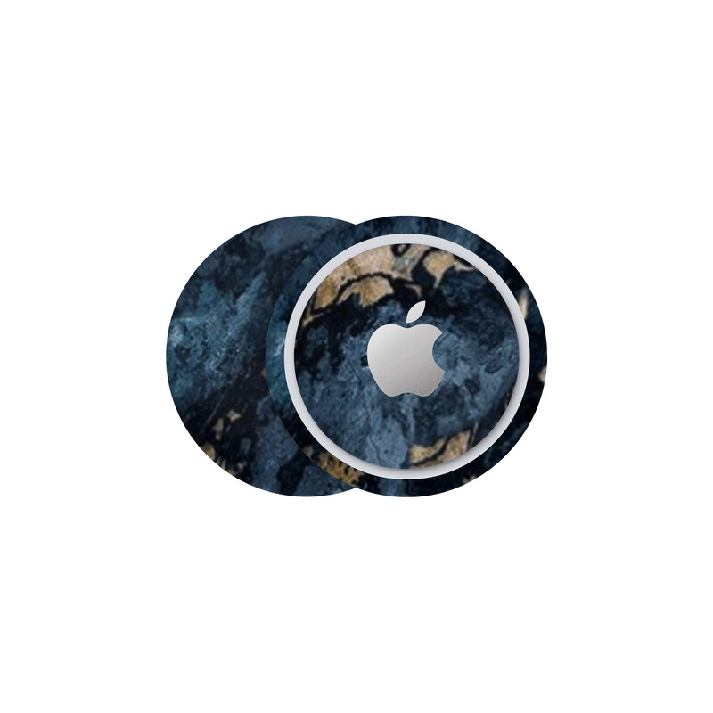 AirTag - Marble Royal Blue Skin