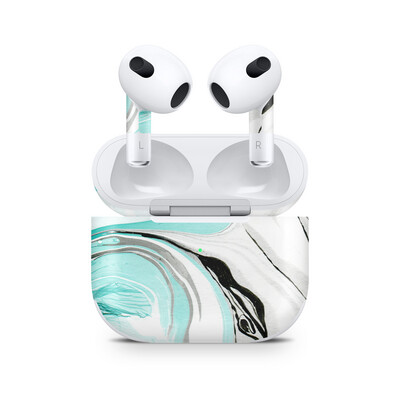 AirPod - Swirl Turquoise Skin