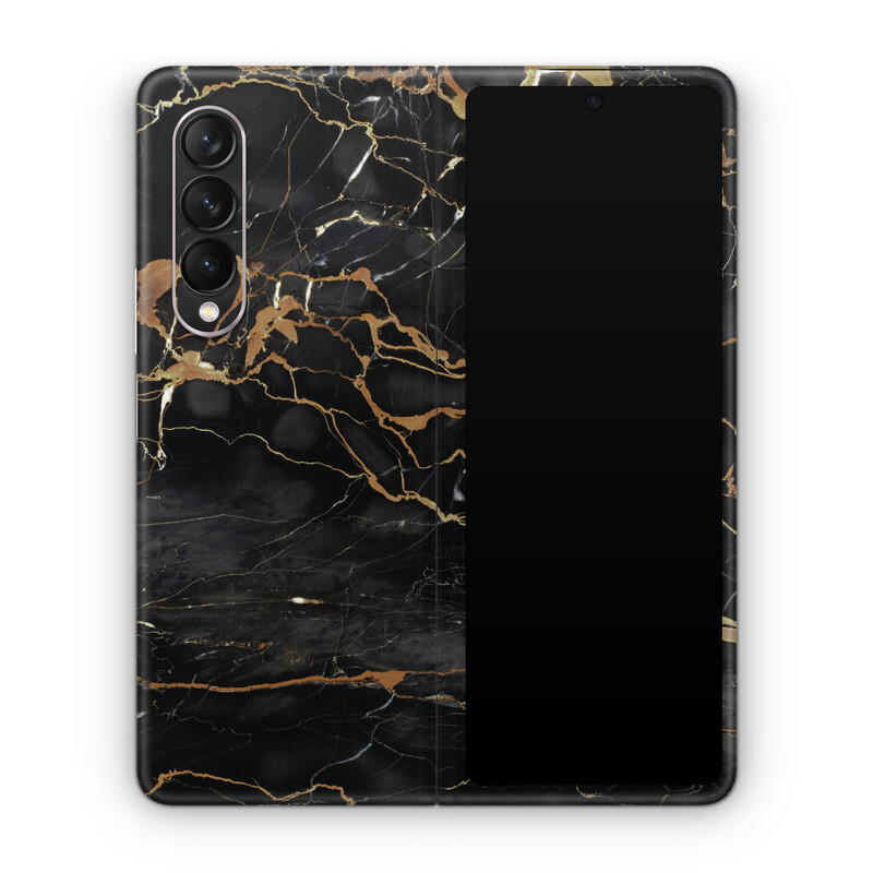 Z Fold - Marble Black &amp; Gold