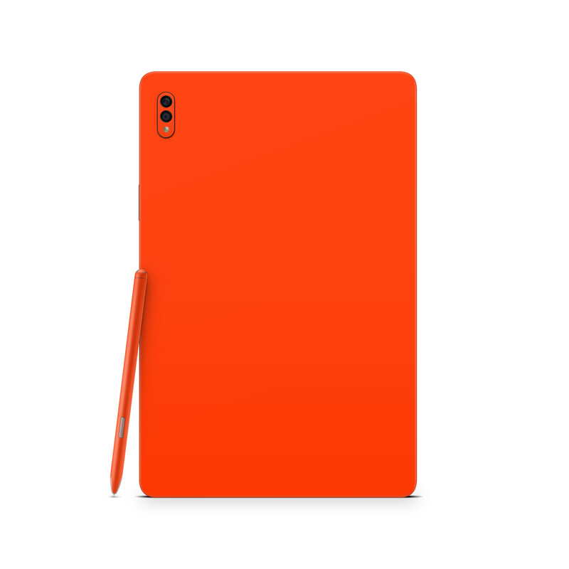 Galaxy Tab - Fluorescent Orange Skin
