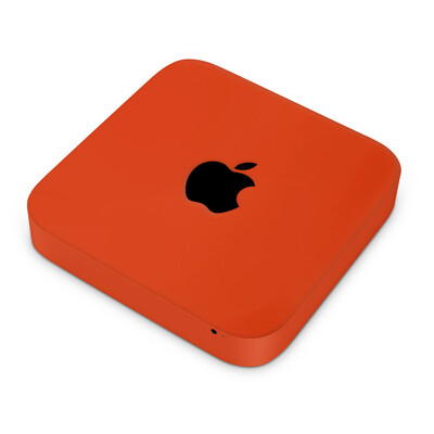 Mac Mini - Fluorescent Orange Skin