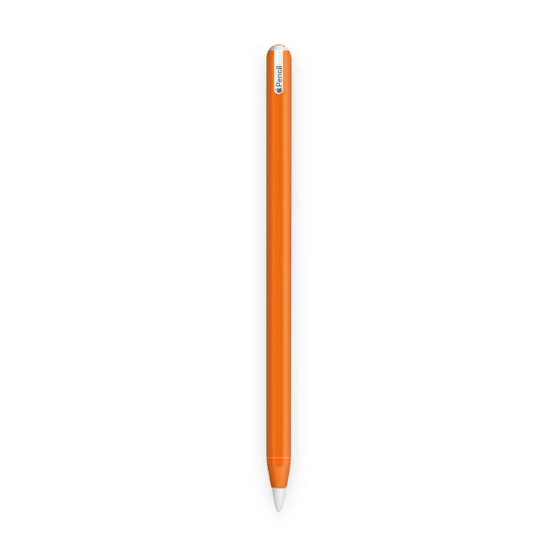 Apple Pencil - Matte Orange Skin