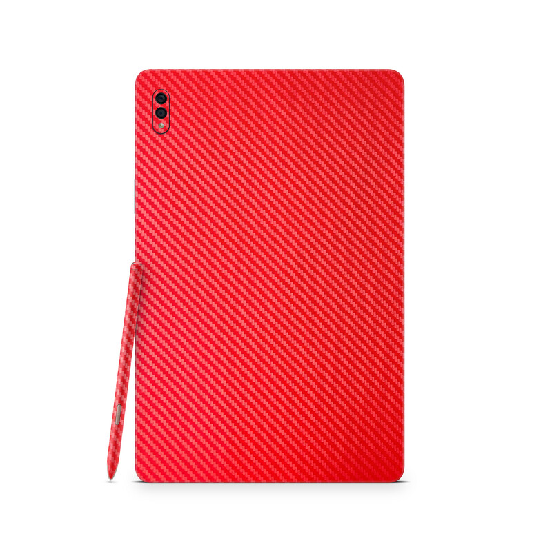 Galaxy Tab - Carbon Red Skin