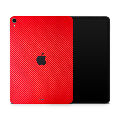 iPad - Carbon Red Skin