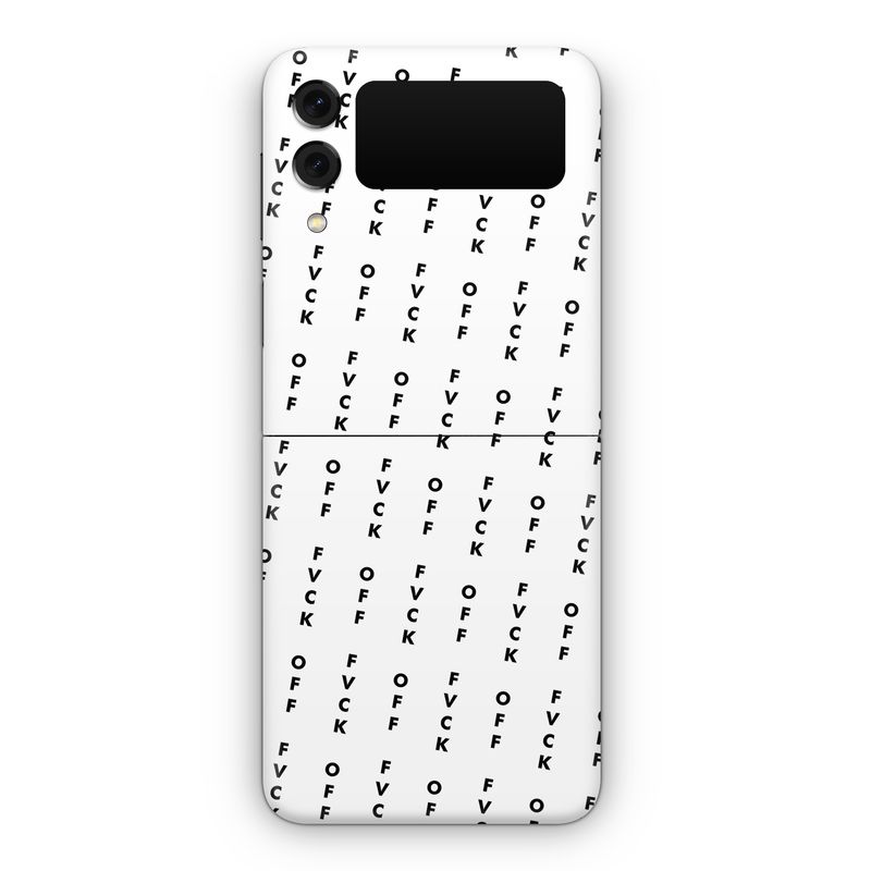 Z Flip - Fu White Skin