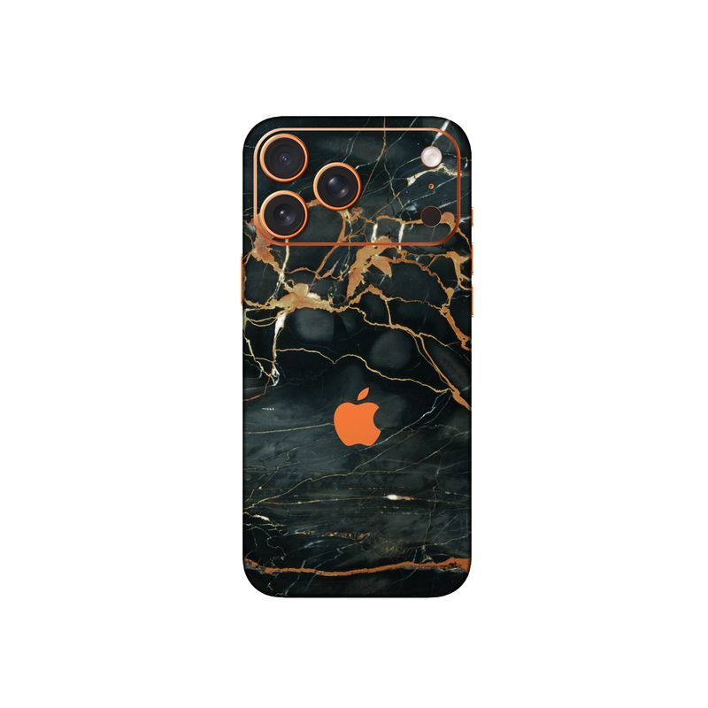 iPhone - Marble Black &amp; Gold