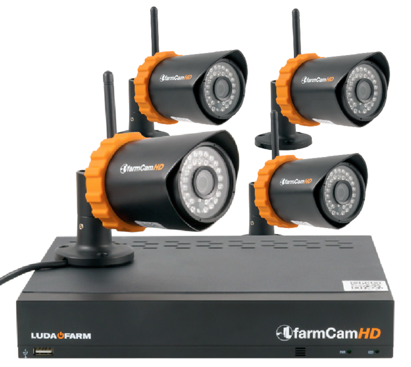 Set Überwachungskamera HD+ mit 4 Kameras - farmCam HD+ Set Überwachungskamera HD+ mit 4 Kameras - farmCam HD+