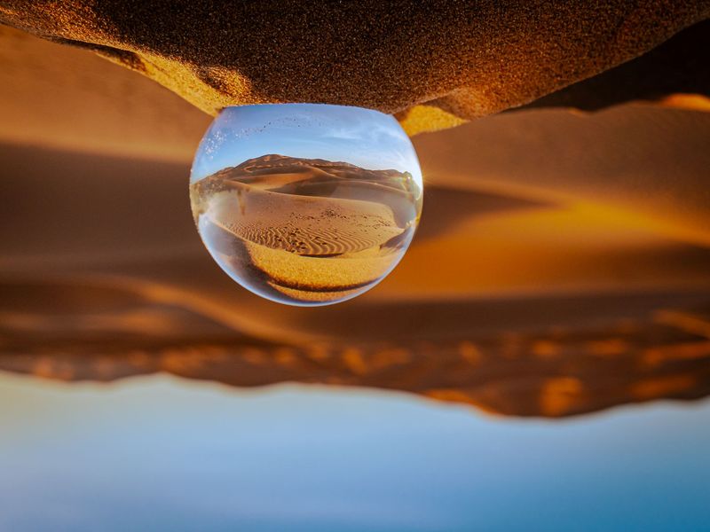 Bulle de dune du Sahara (Maroc, 2024)