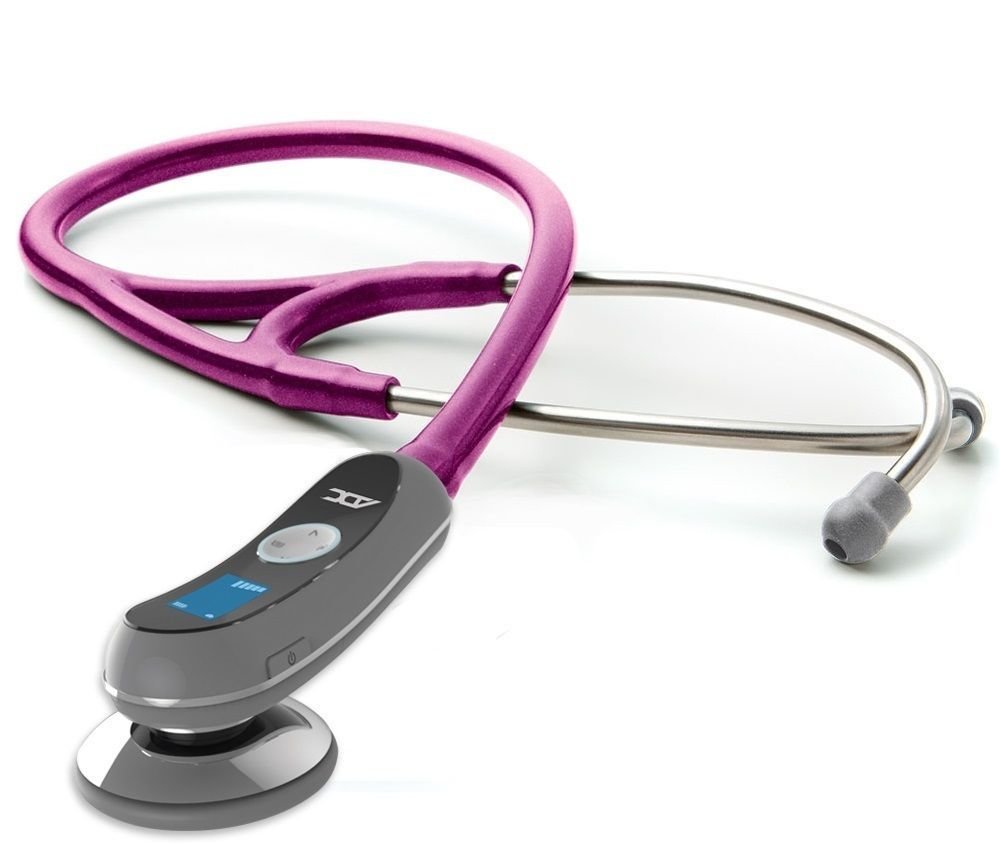 NEW ADC Adscope Model 658 Electronic Digital Stethoscope METALLIC