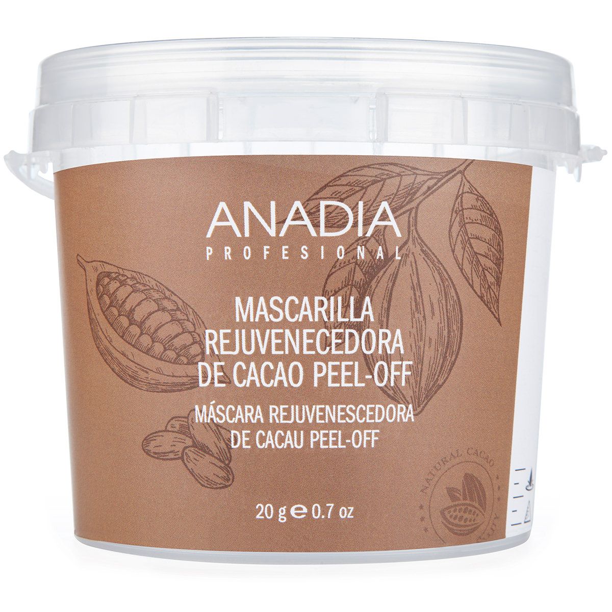 ANADIA MASCARILLA REJUVENECEDORA DE CACAO PEEL-OFF 20G