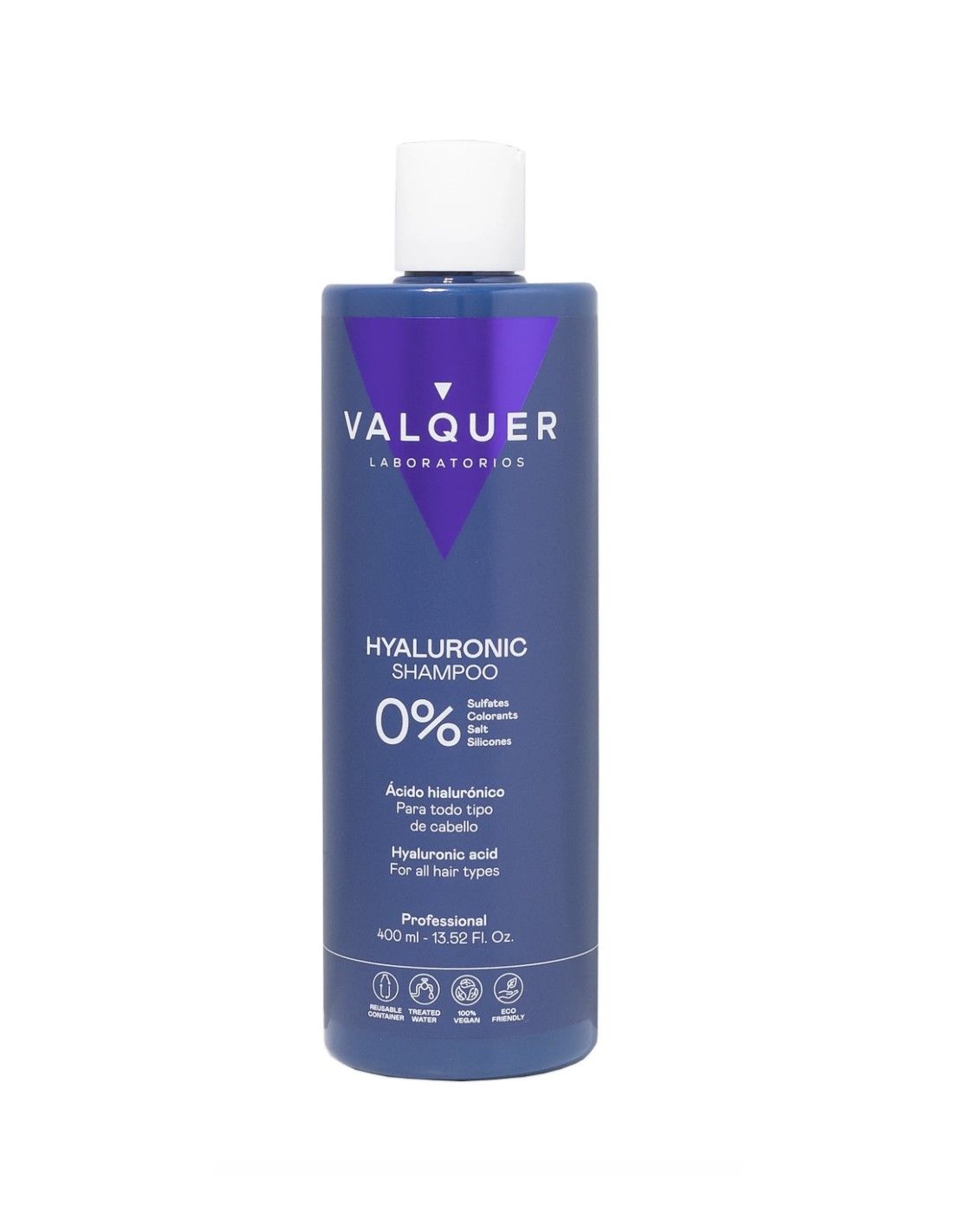 Valquer Champú Hialurónico 0% 400 ml