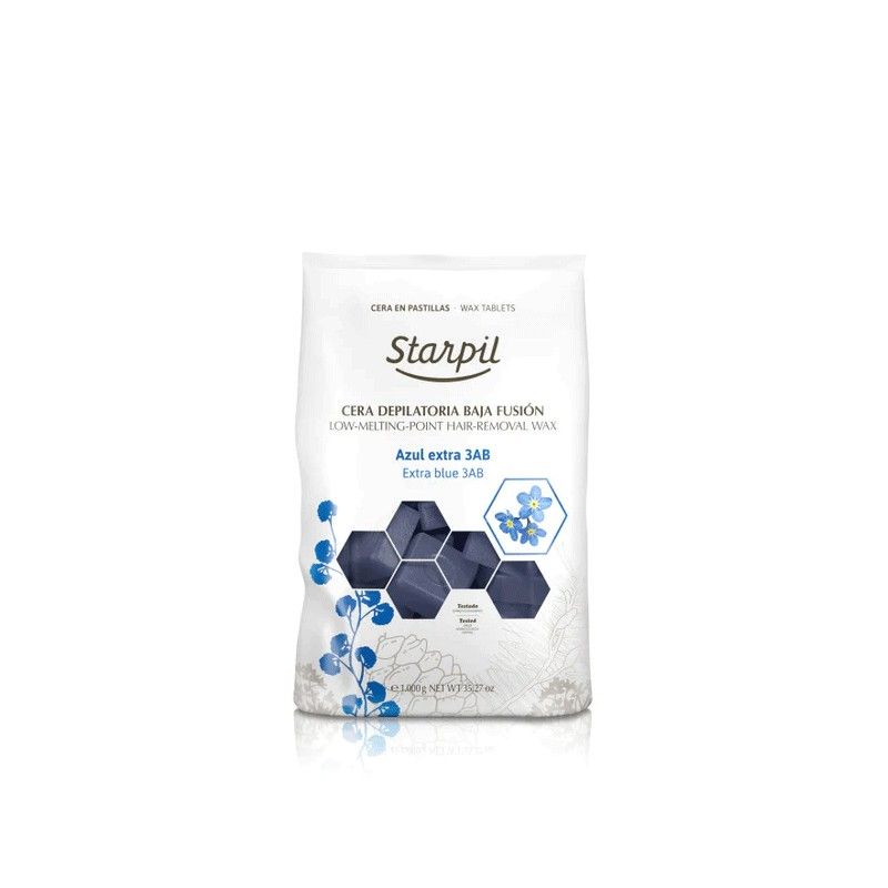 Starpil Cera depilatoria azul profesional 1 kg – Depilación eficaz