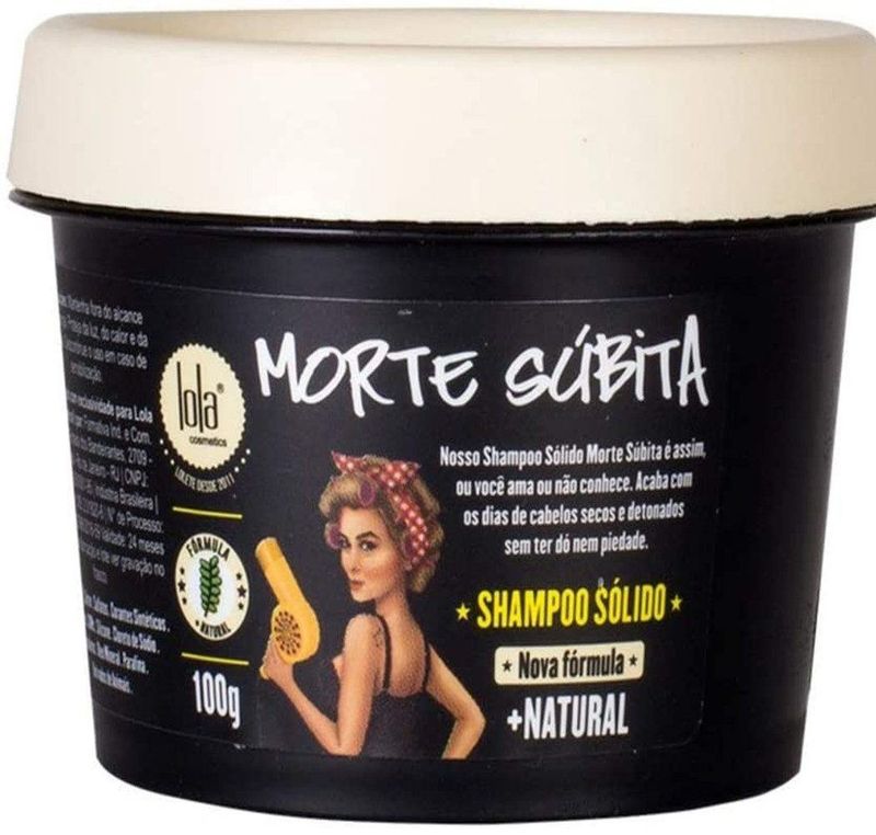 Champú sólido Lola Cosmetics Morte Súbita – Hidratación intensa 100 g