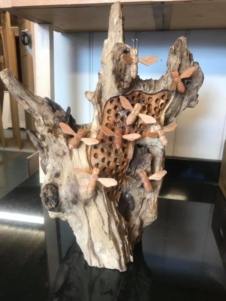 Bee Carvings