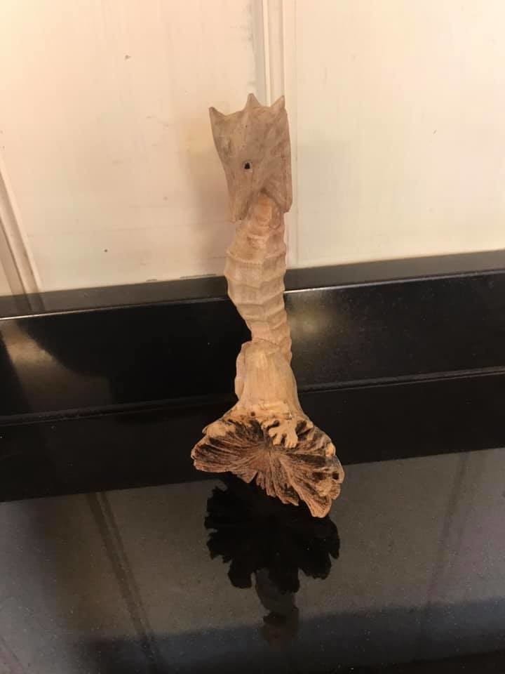 Seahorse Carving