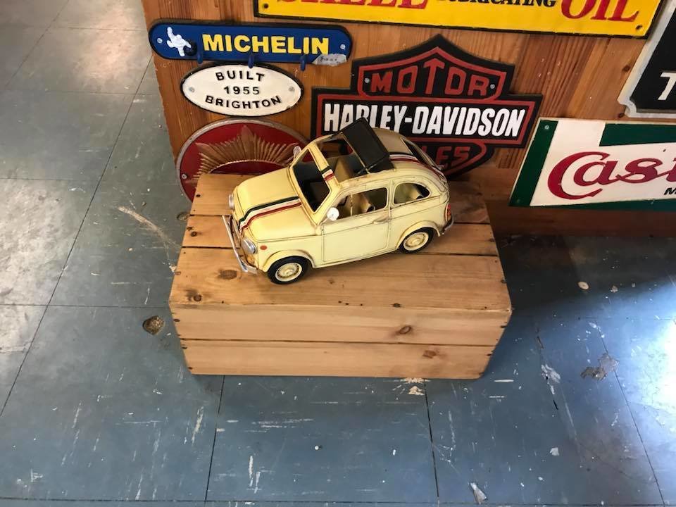Vintage Fiat Tin Car