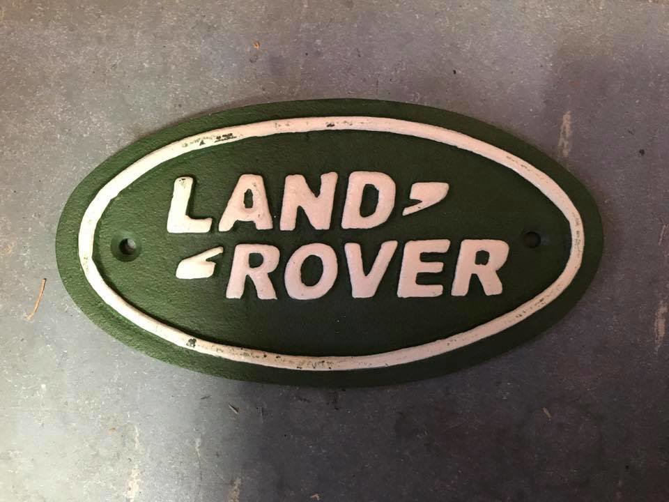 Land Rover Cast Plaque