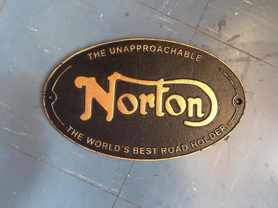 Norton Cast Plaque