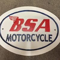 BSA Motorcycle Cast Plaque
