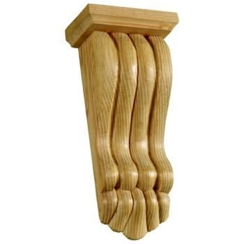 Medium Victorian Reeded Fireplace Corbel with Capping