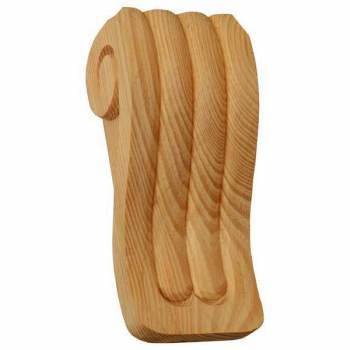 Small Reeded Curved Corbel Small Reeded Curved Corbel