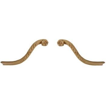 Kingsize Swan Neck Pediment Rail Kingsize Swan Neck Pediment Rail