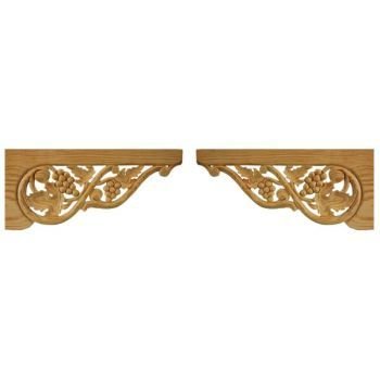 Medium Vine Leaf Spandrel Medium Vine Leaf Spandrel