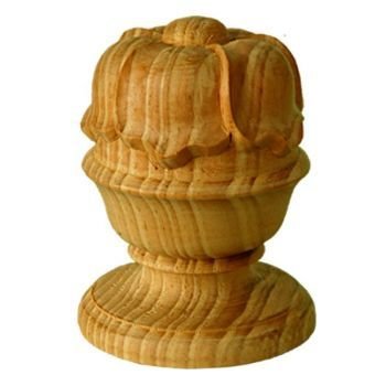 Flower Carved Newel Post Finial Flower Carved Newel Post Finial