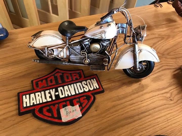 Harley Davidson tin motorcycle