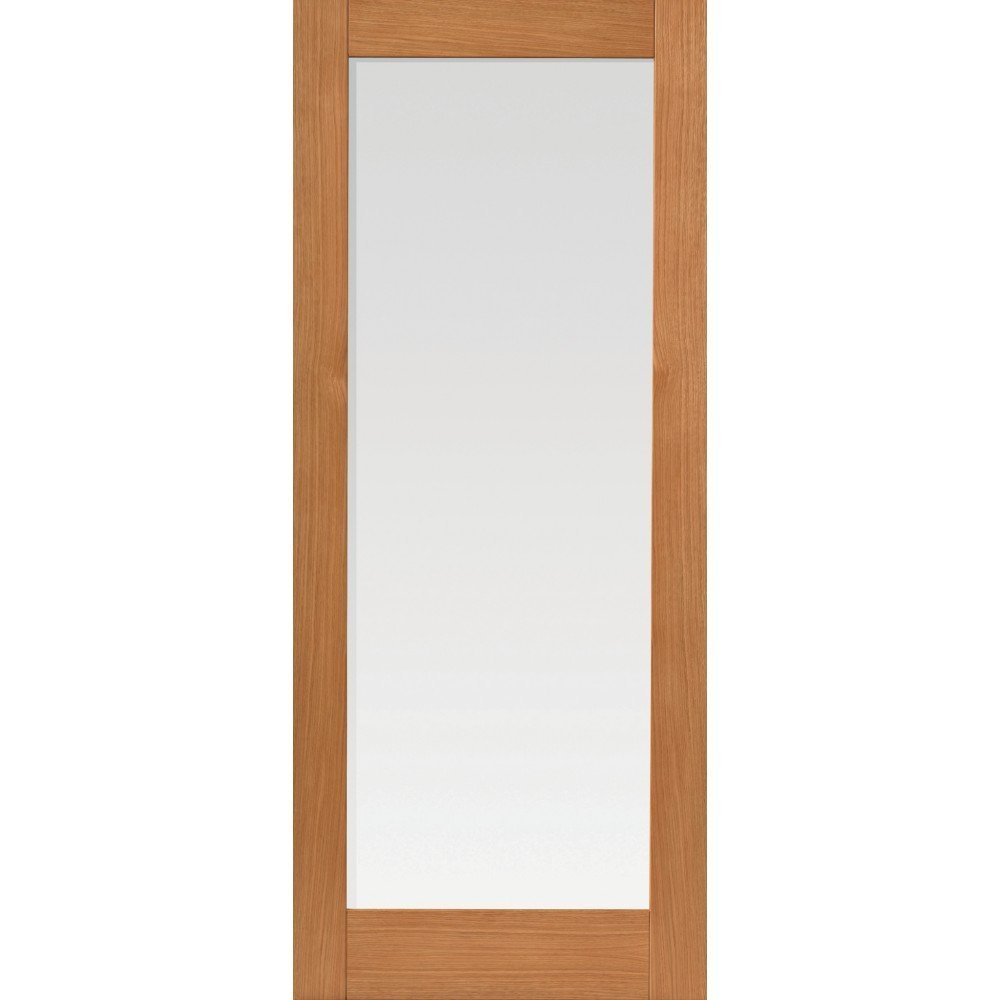 Pattern 10 Oak With Clear Glass Fire Door Pattern 10 Oak With Clear Glass Fire Door