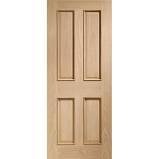 Victorian Four Panel With Raised Mouldings Oak Victorian Four Panel With Raised Mouldings Oak