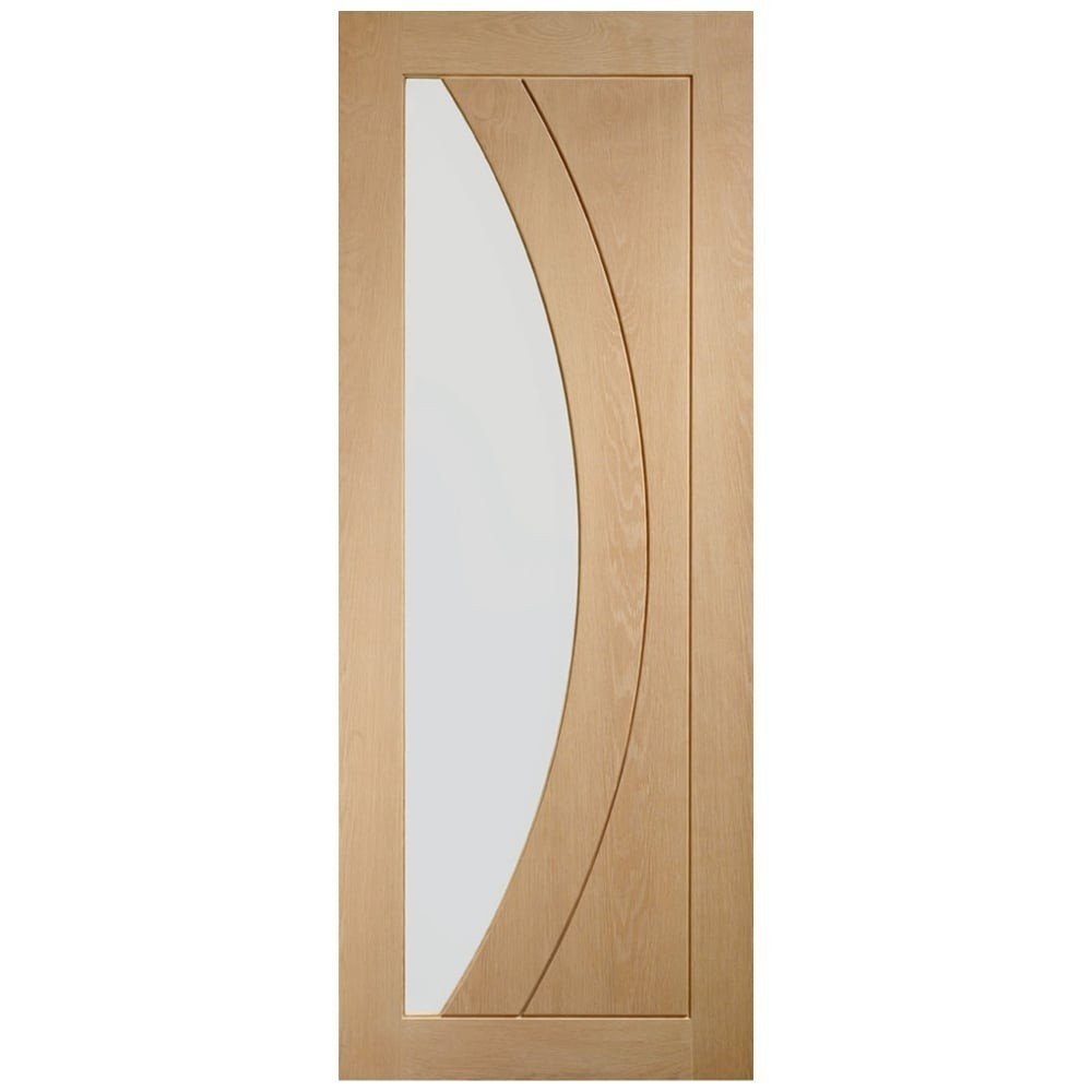 Salerno Oak With Clear Glass Salerno Oak With Clear Glass
