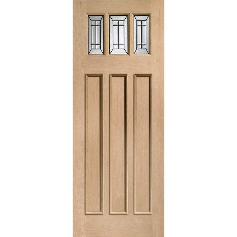 Balmoral Jade Triple Glazed External Oak Door