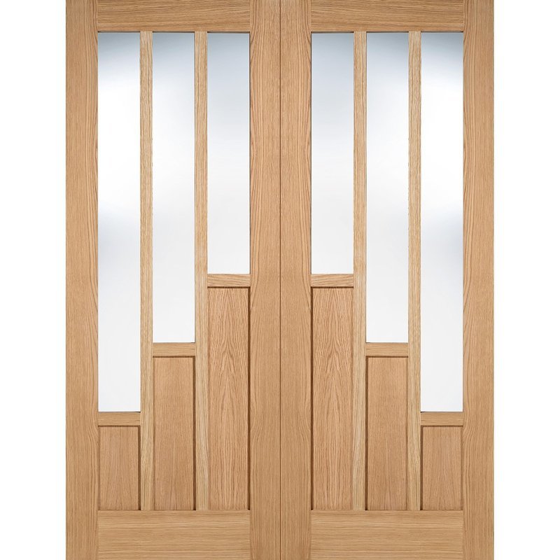 Oak Coventry Glazed 3L Pairs